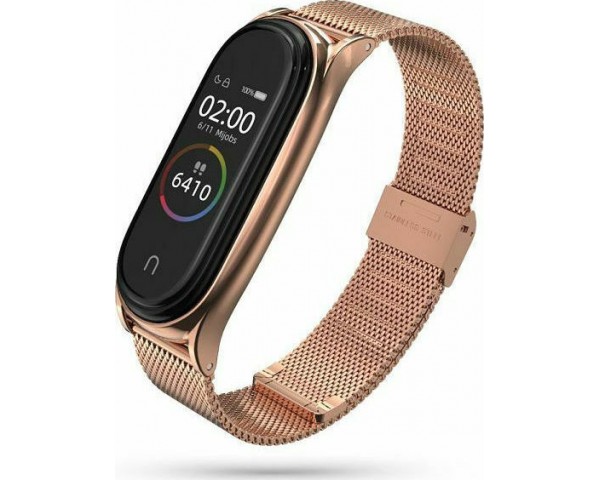 Tech Protect Herms Λουράκι Leather Μαύρο (Mi Band 5) Tech Protect Herms Λουράκι Leather Μαύρο (Mi Band 5)