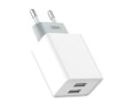 Usams 2x USB Wall Adapter Λευκό (T24)