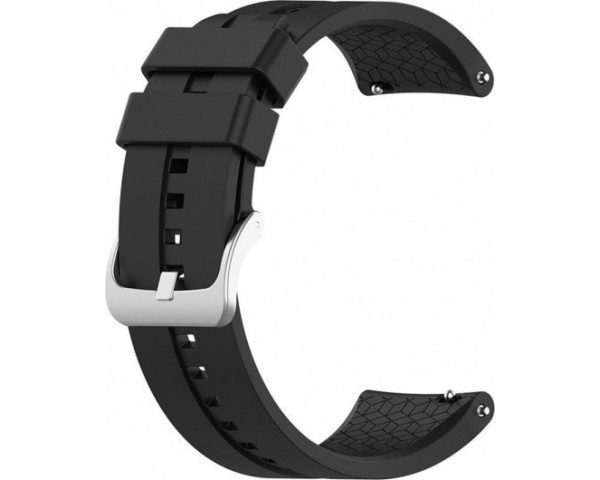 Λουράκι Σιλικόνης Μαύρο (Huawei Watch GT / GT2 (46mm)) Λουράκι Σιλικόνης Μαύρο (Huawei Watch GT / GT2 (46mm))