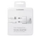 Samsung EP-TA20 Φορτιστής με Καλώδιο USB-C με Θύρα USB-A 15W White